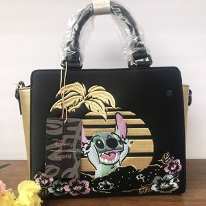 Loungefly Disney Stitch Ohana Scene Cross Body Bag